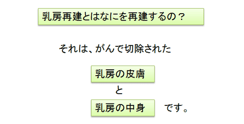 乳房再建とは何を再建するの？